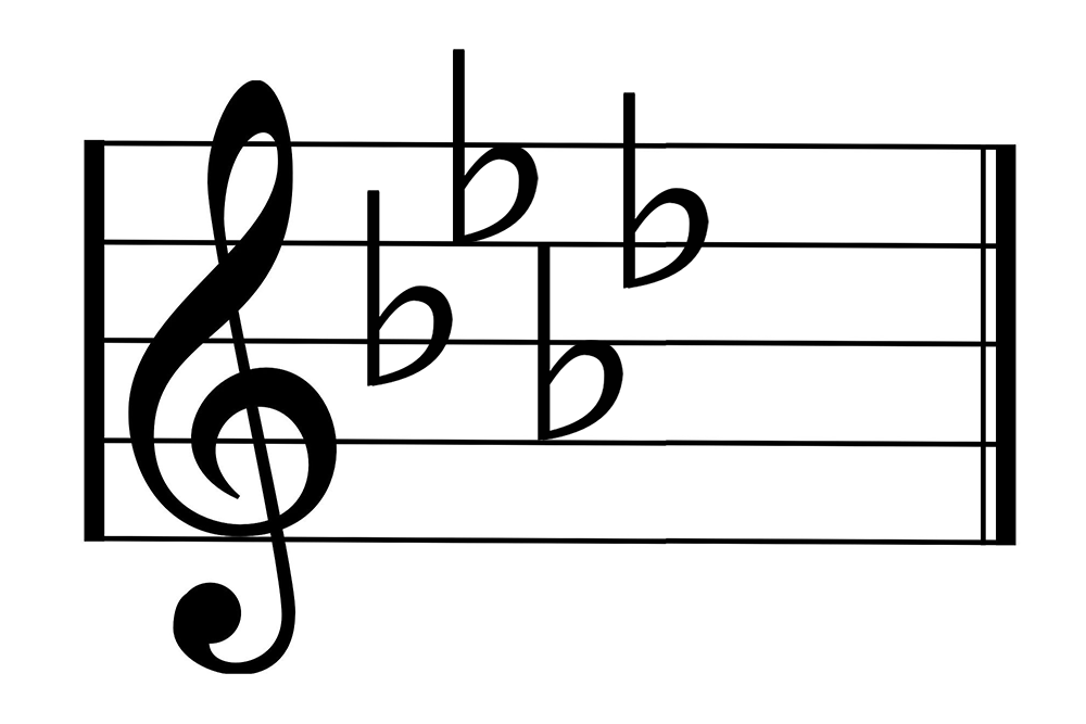 Image of a treble clef
